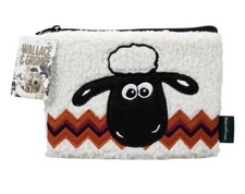 OFFICIAL WALLACE AND GROMIT SHAUN THE SHEEP PLUSH POUCH MAKE UP BAG COSMETIC BAG