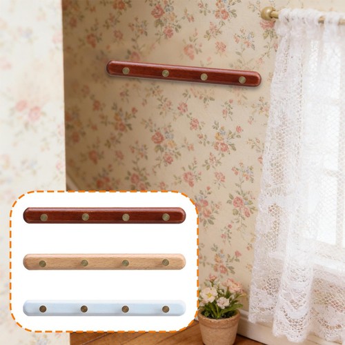 Wooden coat rack miniature - wooden,