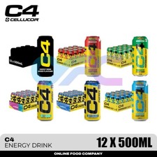 Cellucor C4 Energy Drink Zero Sugar 12 Pack ( 12 x 500ml) Cans - Sports Beverage