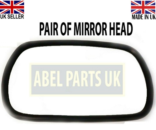 Mirror head pair curved - mirror,