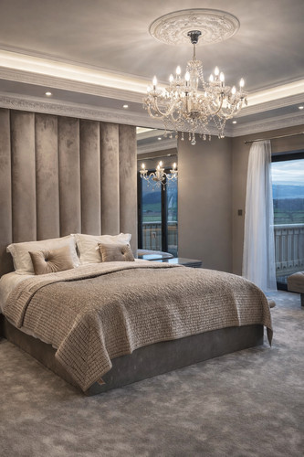 Luxury modern line panelled - line,