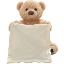 Peek A Boo Teddy Bear Plush Interactive Soft Toy Doll Kids For Gift