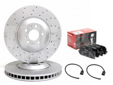 FRONT BRAKE DISCS BREMBO PADS