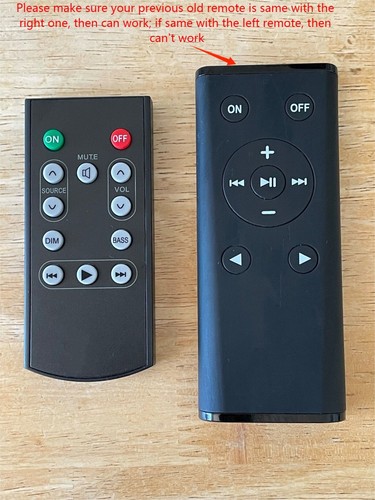 Remote control for nad - for, d7050