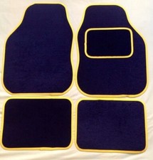 UNIVERSAL CAR FLOOR MATS BLACK