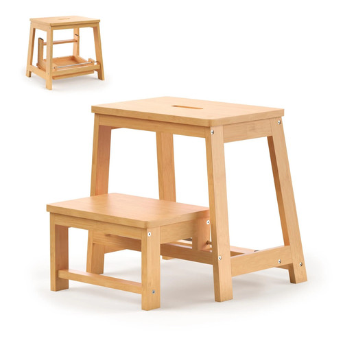 Bamboo folding step - step, stool