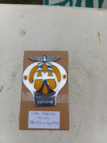 Vintage car badge - , a