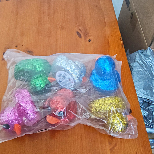 Set glitter rubber - of,