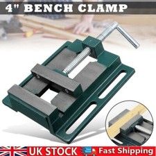 Heavy Duty 4"/100mm Drill Press Vice Bench Clamp Woodworking Drilling Tool UK