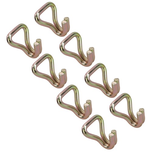 Ratchet strap anchor hook - 8x,