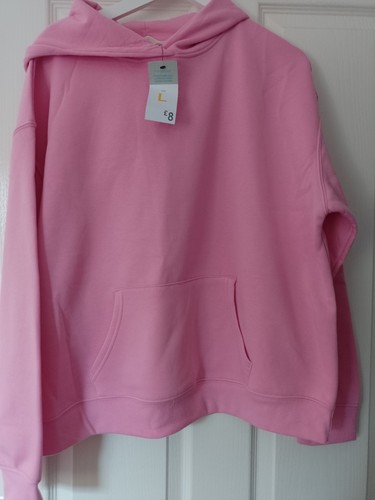 Ladies pink hoodie new size - ladies,