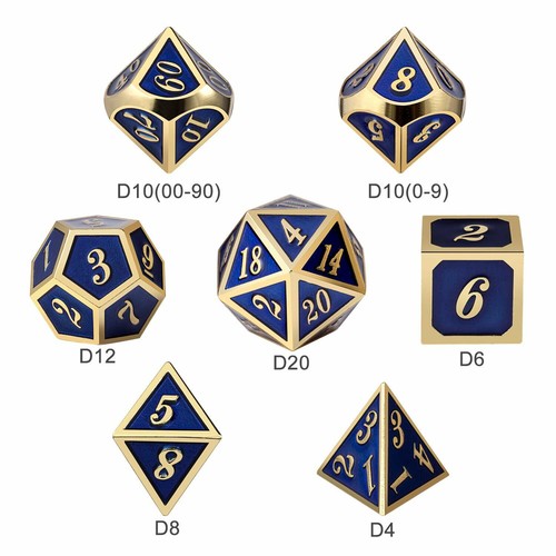 Set metal dice - -, and