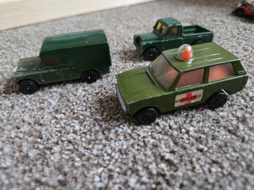 Land rover matchbox corgi - land,