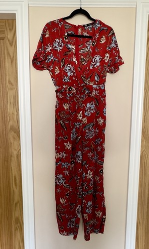Zara red floral - zara,