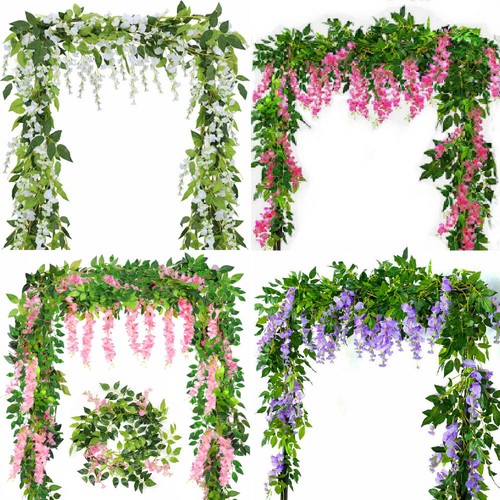 2x7ft artificial wisteria vine - artificial,