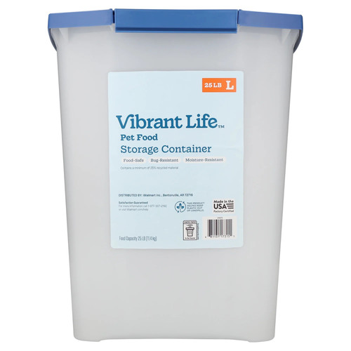 Vibrant life pet food - pet, storage
