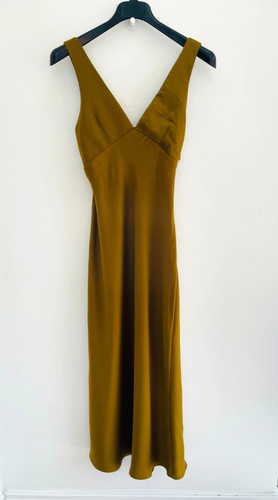 Zara maxi dress green - zara,