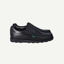 Kickers Mens Black Leather