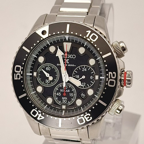 Seiko prospex v175 0ad0 solar - seiko,
