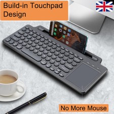Mini Bluetooth Wireless Touch Keyboard Touchpad with Built-in Trackpad Keyboard