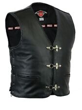 Leather Waistcoat Motorbike