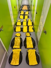 VW Caddy Maxi Life 2004-2021 - 7 x seat covers plus load liner yellow + black