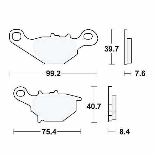 Trw brake pads - brake, mcb679