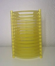 Yellow Y2K CD Rack/ Tower Unit - Holds 13 CDs - 2000's Retro Style