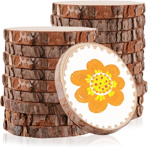 30pcs natural wood slices - 5/10/30pcs,