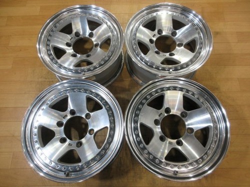 Deep rim weds piece wheels - 3, 4