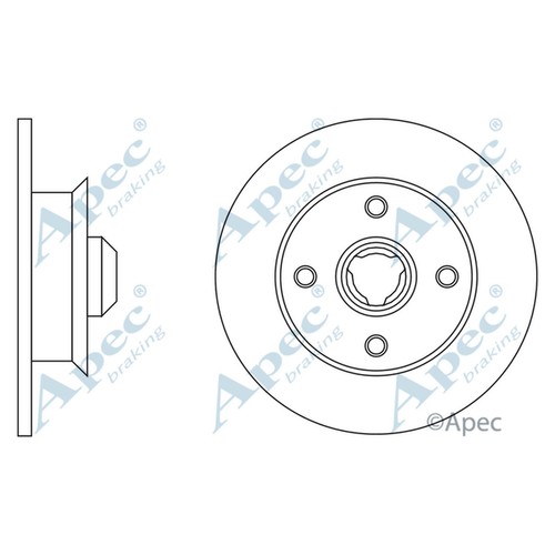Brake discs solid for - brake,