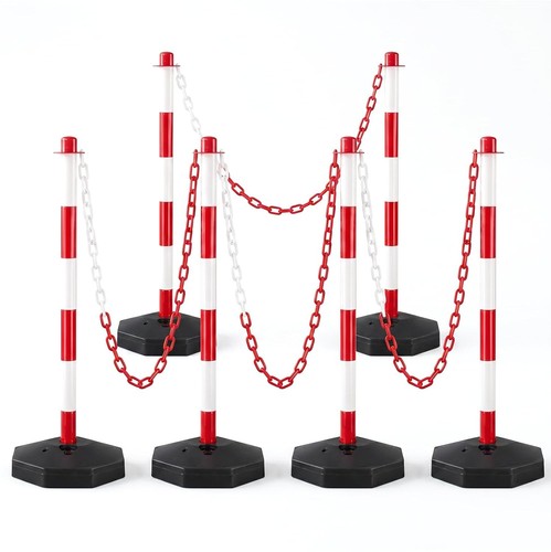 Post and chain barrier - post,