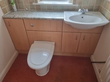 Bathroom Suite with Toilet and