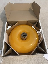 New IKEA VARMBLIXT LED Table Wall Lamp Orange Glass Round Donut Sabine Marcelis