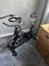 RevXtreme S1000 Indoor Studio Exercise Spin Cycle Bike Black Red