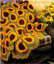Vintage Sunflower afghan