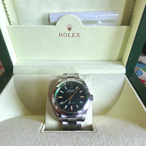 Rolex milgauss 116400gv - rolex, 40mm
