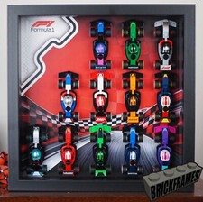 Display frame to display Lego F1 Minicars Minifigures - 71049