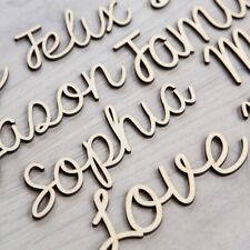 Wooden Personalised Names