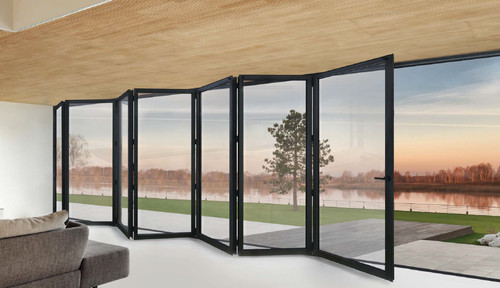 Cortizo aluminium bifold door - aluminium,
