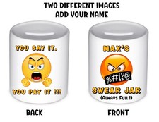 Swear Jar Personalised Ceramic