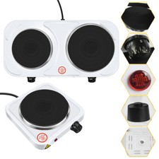 Electric Hot Plate Cooker Single Double Portable Table Top Kitchen Hob Stove UK