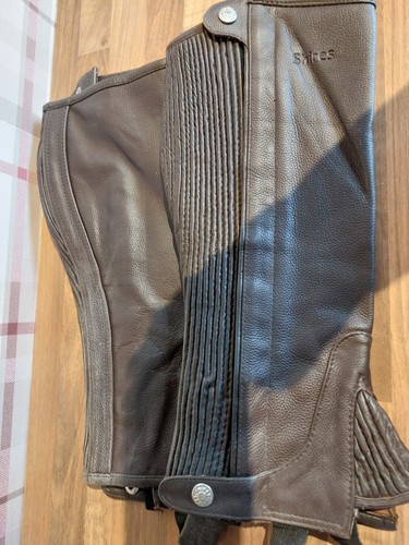 Shires leather chaps large - shires,