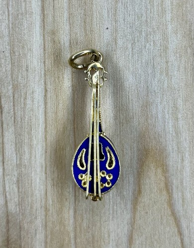 Greek bouzouki 14k solid gold - greek,