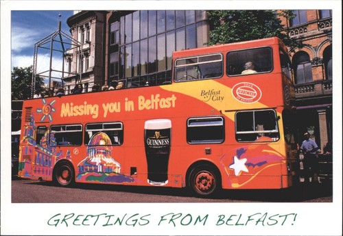 John hinde belfast postcard - belfast,