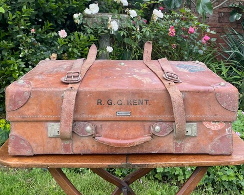Antique luggage vintage 1930s - luggage,