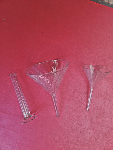 Lab glass ware x - glass, antique