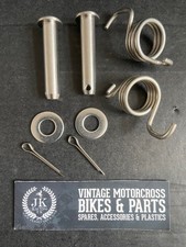 HONDA XR250R XR400R XR650L XR600R 1996-19 FOOTREST PINS & SPRING SET