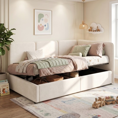 3ft single ottoman storage bed - 3ft,