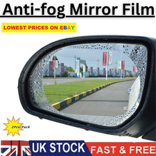 Car Anti-fog Rainproof Sticker Side Mirror Window Protective Film Rain Shield UK